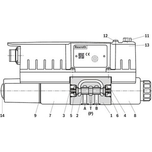 Válvula Direccional Proporcional Rexroth Serie 4WREE, 315 Bar, 60 L/min, Válvula Hidráulica - Product Image 2