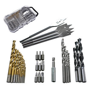Juego de 31 brocas multiusos para trabajar la madera, incluye brocas helicoidales, brocas planas y destornilladores - Para comercio transfronterizo - Product Image 1