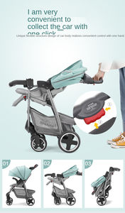 Prezzo all'ingrosso di buona qualità leggero pieghevole passeggino bambini fuori strada auto - Product Image 4