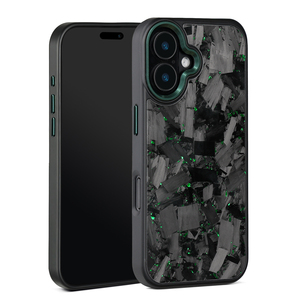 Étui de téléphone en fibre de carbone véritable forgée + TPU + cadre métallique pour <span class=keywords><strong>iPhone</strong></span> 16/16 Pro Max/16 Plus/16 Étui en carbone/15 PRO Étui de protection - Product Image 5
