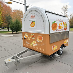 Remolques de Comida para Hamburguesas, Remolque Móvil de Bebidas con Cocina Totalmente Equipada, Carrito de Venta de Hot Dogs - Product Image 3