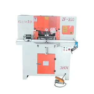 JR-350 The Sawing Angle Is 45 Degrees Double Head Aluminum Cutting Machine For Aluminum
