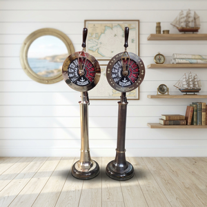 Handmade Polished & <b>Antique</b> Finish <b>Brass</b> Ship's Engine Telegraph Gift Sets Vintage Decoration Modern Home Nautical Supplies - Product Image 1