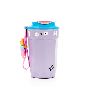 New 316 stainless steel vacuum insulated cup creative cartoon octagonal <b>coffee</b> cup outdoor portable car water cup - Product Image 5