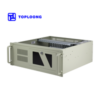 TOP4503P 4U 4*3.5 Inch HDD (Kompatibel dengan HDD/SSD 2.5) Chassis PC Rak 19 Inch untuk Komputer Industri, LOT, dll.