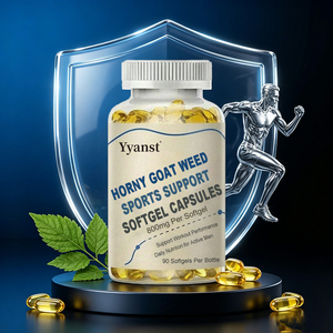 Suplemento Herbal Natural de Hierba de Cabra en Cápsulas Blandas de 800mg, 90 Unidades, para Energía Deportiva, Rendimiento en Entrenamientos y Nutrición Diaria - Product Image 3