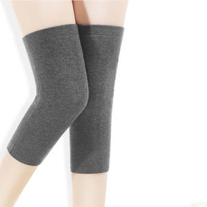 Genouillères chaudes pour femmes, 100% cachemire, chauffe-jambes au-dessus du genou, Smlxl, pour le cyclisme, l'hiver, pour rester au chaud, gris noir - Product Image 1