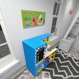 <span class=keywords><strong>Toffy</strong></span> Friends โต๊ะในครัวสำหรับเด็กสไตล์โมเดิร์นเฟอร์นิเจอร์ไม้จำลองสำหรับห้องนั่งเล่น - Product Image 3