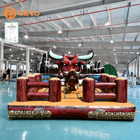 Ceyu Taureau mécanique géant gonflable, direct usine, pour arène de rodéo, clôture de piste, tapis de sol, pour fêtes, adultes, événements, attractions et événements ludiques