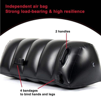 Coussin gonflable ergonomique BlueRabbit pour le bondage, mobilier sexuel confortable pour couple, jouets sexuels pour adultes, positions réglables.