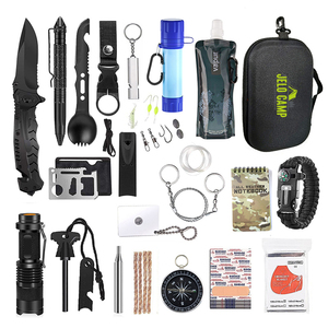 Kit de survie professionnel 55 en 1 pour le camping, les situations d'urgence, la sécurité, <span class=keywords><strong>l</strong></span>'aventure, les outils tactiques, les cadeaux, la randonnée, le filtrage - Product Image 1