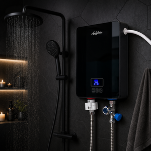 Calentador de Agua Eléctrico Instantáneo Inteligente con WiFi, Control Remoto y Pantalla Táctil, para Baño y Ducha - Product Image 1
