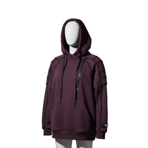 Precios al por mayor: Sudadera con capucha deportiva extragrande para hombre, tejida, 100% algodón, transpirable, sin costuras, fusión sin costuras, ODM - Product Image 1
