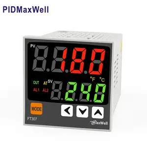 FT307 72 * 72mmオートチューニングpid temp controller with ssr + relay output 0.5% accuracy