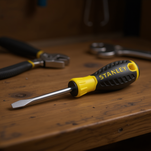 Destornillador Stanley de cabeza plana estándar de 100 mm, herramienta esencial - Product Image 3