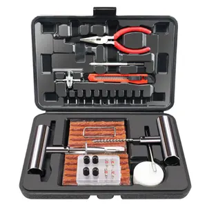 Hicen Bandenreparatieset Van 70 Stuks, Heavy-Duty Bandenplug Set Patch Kits Voor Lekke Banden