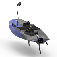Planche de surf électrique à propulsion par jet en fibre de carbone, étanche, batterie 72V, corps haute résistance pour une navigation rapide sur l'eau et des divertissements aquatiques