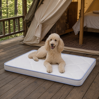 Matelas pour chien de type glamping avec surface matelassée de qualité supérieure pour tente de camping et retraites en nature