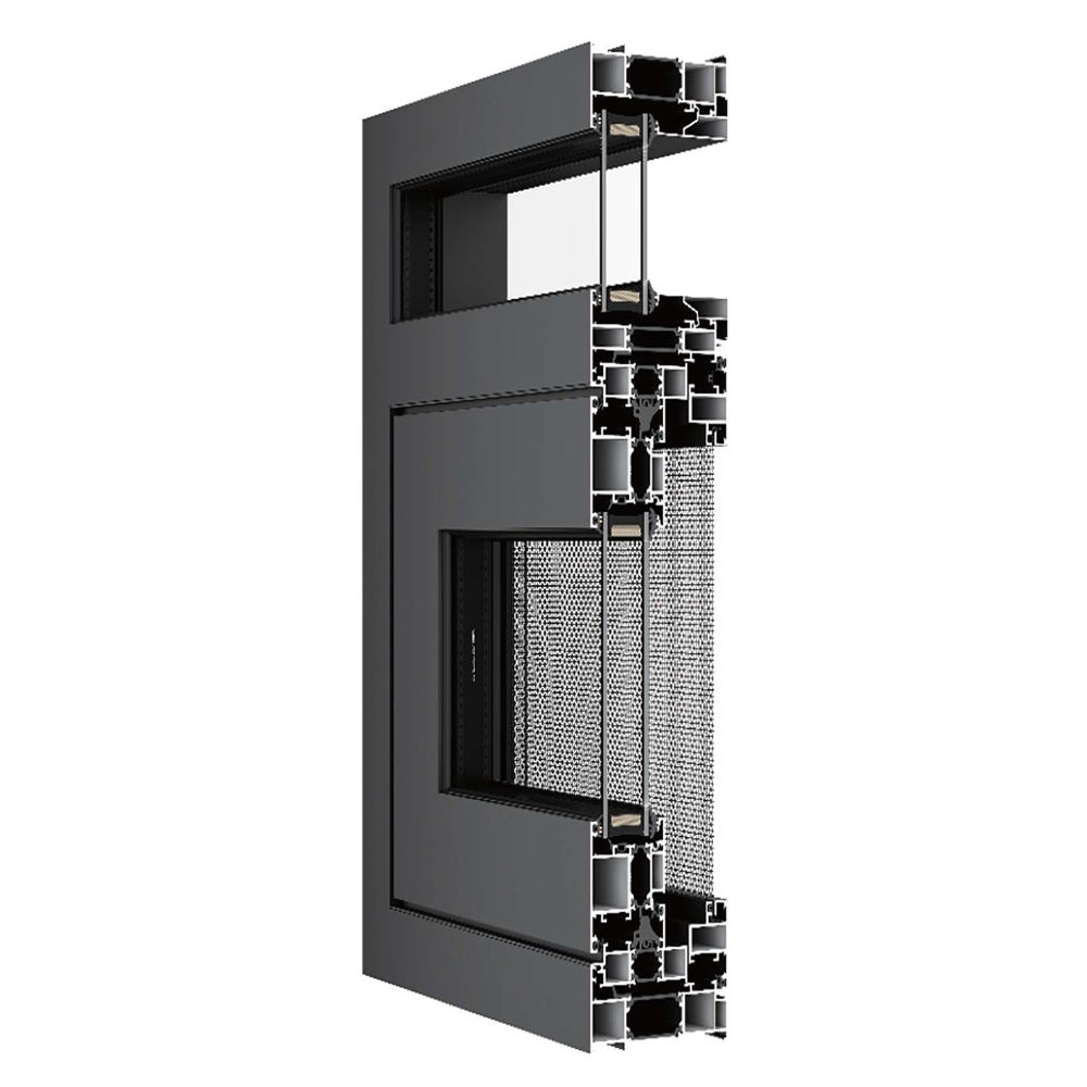 Triple vitrage, résistant aux tempêtes, écoénergétique, composite, cadre mince