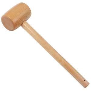 Mazzuolo <span class=keywords><strong>in</strong></span> <span class=keywords><strong>Legno</strong></span> di Faggio Massiccio Personalizzato, Utensile da Cucina per Frutti di Mare, Mazzuolo per Granchi, Attrezzi Manuali per Installazioni Domestiche - Product Image 2