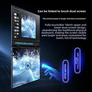 Portátil <span class=keywords><strong>de</strong></span> Doble Pantalla con Logotipo Personalizado, 14 Pulgadas, Intel N100, Windows 11, SSD, Pantalla IPS Giratoria 360°, para Juegos y Negocios - Product Image 4