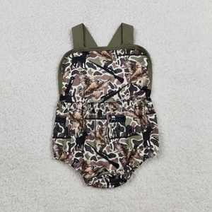 Oferta de Verano: Pelele de Manga Corta con Tirantes y Estampado de Camuflaje del Sur para Bebés Recién Nacidos - Product Image 5