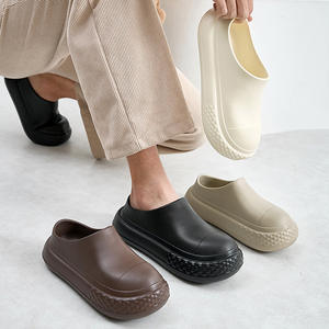 Chaussures pour hommes Cross-Border Water Shoes Wind Stepping Excrement Feeling Eva Roman Clogs Soft Bottom Kitchen Waterproof for Couples - Product Image 2
