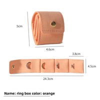 Sac à bagues Cqd5 mini best-seller transfrontalier, organiseur de bijoux en microfibre à compartiments, rangement de voyage portable