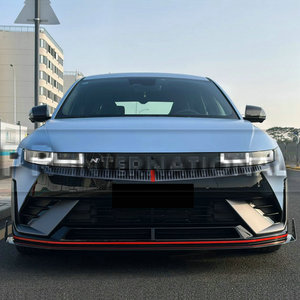 Lame de séparation de pare-chocs avant en carbone sec de qualité course, 3 pièces, pour kit carrosserie sport aérodynamique Ioniq 5N 22-25 - Product Image 3