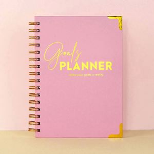 Carnet de notes/agenda 2025 A5 personnalisé avec logo imprimé, couverture rigide en papier, reliure spirale, coffret cadeau - Product Image 6