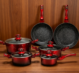 Fabricante Confiable en China de Ollas, Sartenes y Utensilios de Cocina de Aluminio Forjado Antiadherentes con Revestimiento de Granito - Product Image 2
