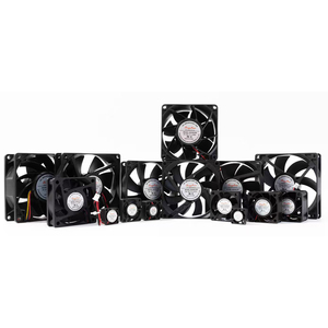 Kipas Pendingin Aksial DC 40 50 60 70 80 92 120Mm 5V 12V 24V 48V  Bantalan Bola Senyap Plastik untuk Kabinet Industri OEM ODM - Product Image 1