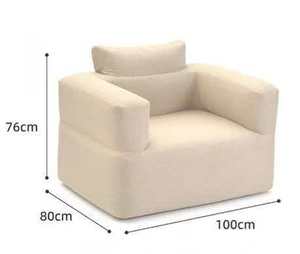 Silla Plegable Práctica y Sofá Inflable con Bomba Eléctrica Integrada, Tela para Exteriores - Product Image 4