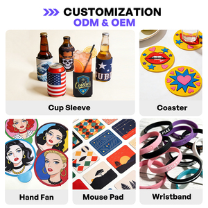 UJOY แผ่นยางสำห<span class=keywords><strong>ร</strong></span>ับ<span class=keywords><strong>ร</strong></span>องแก้วคริสต์มาสแบบสั่งทำของขวัญสำห<span class=keywords><strong>ร</strong></span>ับเค<span class=keywords><strong>ร</strong></span>ื่องดื่มเทศกาลวันหยุดจาน<span class=keywords><strong>ร</strong></span>องแก้วทรงกลมพร้อมพิมพ์ซิลค์สกรีนสำหรับชากาแฟ - Product Image 2