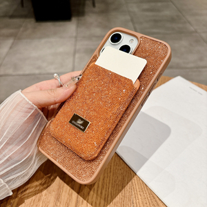 Hmj long lanh người phụ nữ kim cương điện thoại trường hợp bìa và thẻ Túi ví cho Iphone 17 16 Pro Max trường hợp đối với iPhone 15 Pro Max Ví trường hợp - Product Image 3
