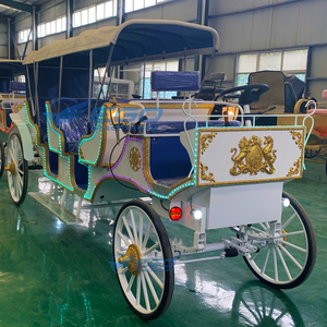 Nouvelle Conception 2026 : Voiture de Mariage Style Calèche, Calèches de Tourisme pour Parcs à Vendre, Véhicule à 4 Roues, Buggy Touristique Rétro - Product Image 3