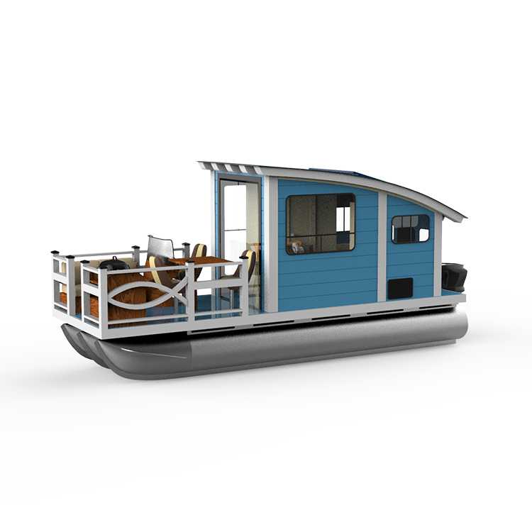 Китай лодка сборный плавучий дом лодка дом плавающей