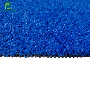 Cancha de tenis de Pádel panorámica de alta calidad Césped artificial de color azul con revestimiento de PU - Product Image 2