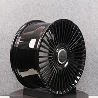 Jantes forgées multi-rayons noir brillant VIP 20-24 pouces 5*120 pour Rolls Royce Phantom Ghost Range Rover