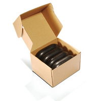Pack de pierre de basalte ovale moyenne pierre de massage spa énergie pierre chaude