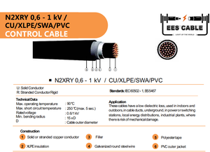 0.6/1KV <span class=keywords><strong>3</strong></span>*1.5mm2 KONTROL KABLOSU CU/PVC/CWS/PVC SINIF <span class=keywords><strong>2</strong></span> Elektrik Güç Kablosu Esnek Bakır Tel (BAE için) - Product Image 5