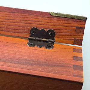 Bisagra de mariposa de latón antiguo de 180 grados, herraje decorativo para joyería, regalos, cajas de madera, muebles y gabinetes - Product Image 4