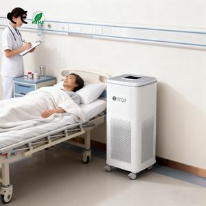 Purificador de Aire Médico Portátil con Control por Voz y Monitoreo por Aplicación, Monitor de Calidad del Aire Interior de Alta Eficiencia - Product Image 1