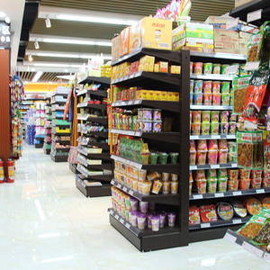 Rak <span class=keywords><strong>Display</strong></span> Dinding Ringan dari Baja, Stand Logam Kayu untuk Toko Kelontong, Supermarket, Stand <span class=keywords><strong>Display</strong></span> Pakaian - Product Image 5