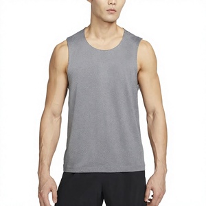 Men's Muscle <b>Singlet</b> Sleeveless Breathable Quick Dry Workout Vest Sports Cotton Gym Tank Top Bodybuilding Fitness <b>Running</b> - Product Image 1