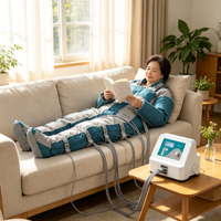 Unité de compression pneumatique séquentielle à 24 airbags avec 4 modes et pression réglable de 20 à 80 mmHg