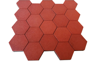 Carreaux de sol en caoutchouc SBR personnalisé, 50mm, pavés de caoutchouc pour aire de jeux, jardin, passerelles, cour et balcon - Product Image 6