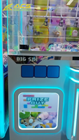Machine à grue à six griffes commerciale pour peluches, à monnayeur, jeu d'arcade de capture de jouets et de récompenses, approvisionnement direct usine ACS