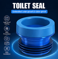 Joint d'étanchéité de toilettes extra long en PVC de 8,5 cm de hauteur, 110 mm, anti-odeur, étanche, à insertion profonde, anti-fuite
