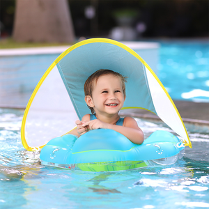 Tubos de natación para bebés, anillos de natación de entrenamiento de PVC, flotadores de <span class=keywords><strong>piscina</strong></span> inflables para bebés de <span class=keywords><strong>3</strong></span> a 36 <span class=keywords><strong>meses</strong></span> con escudo - Product Image 3